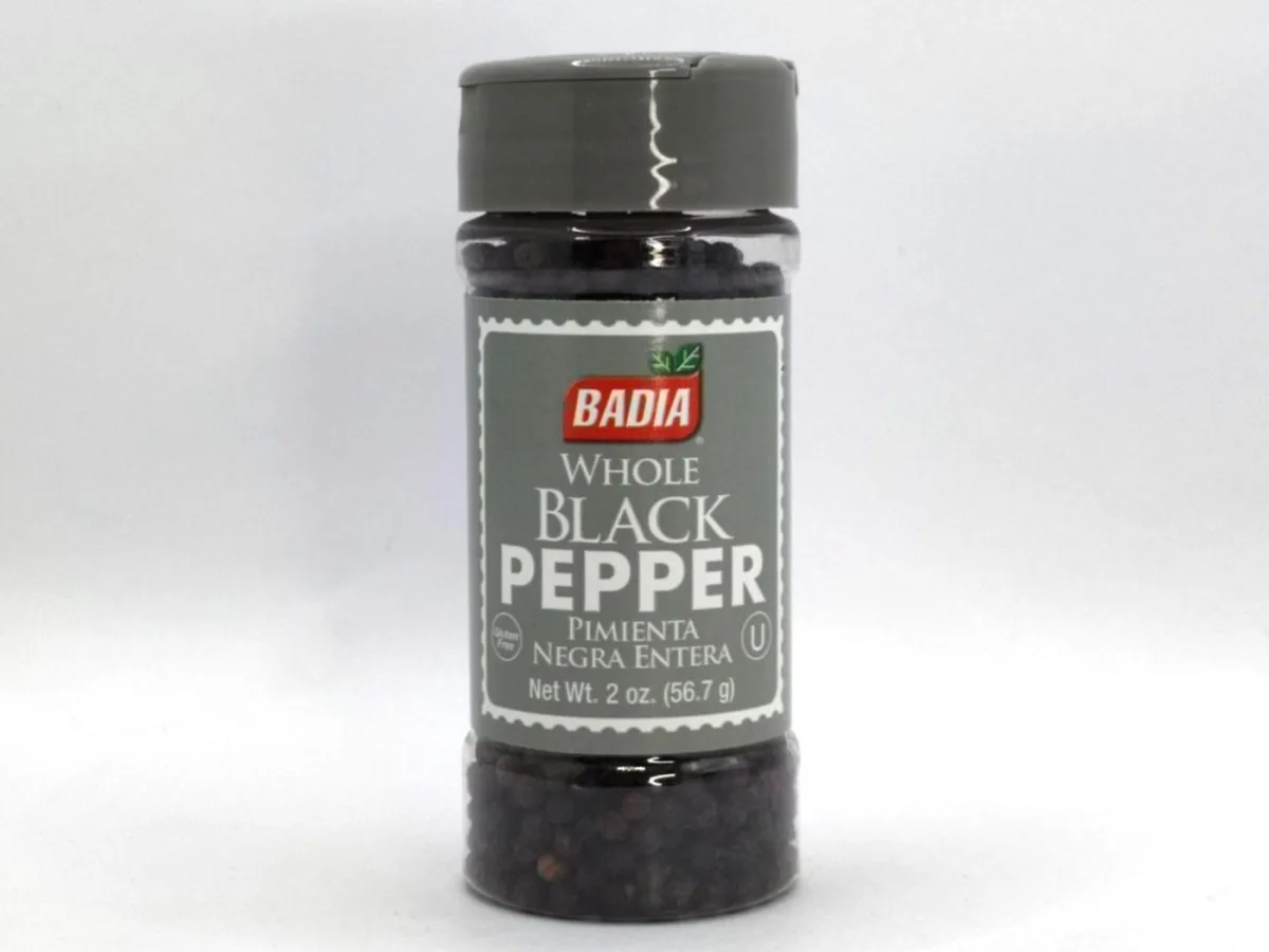 Pimienta Negra Entera 2 Oz Badia