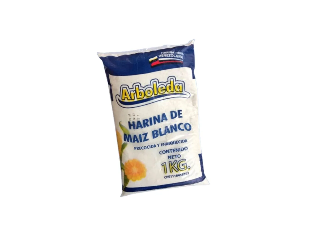 Arboleda Harina de Maiz Blanco/Amarillo 1kg