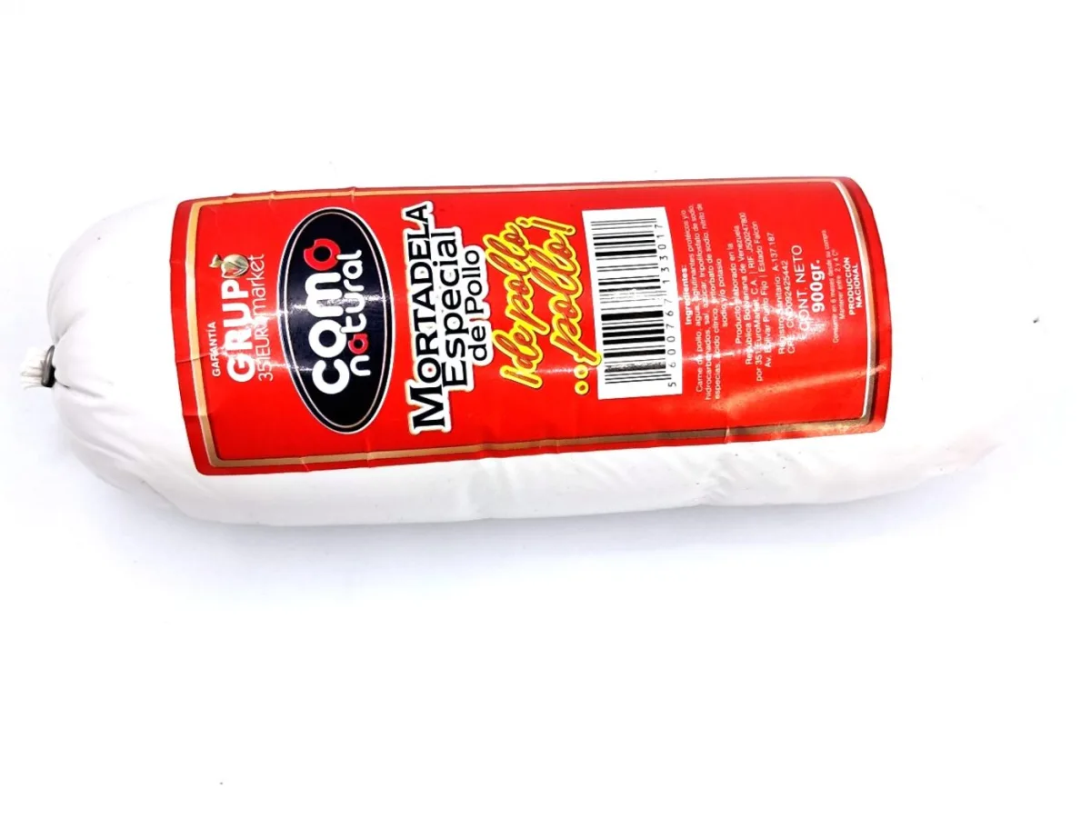 Mortadela Especial de Pollo Como Natural 900gr