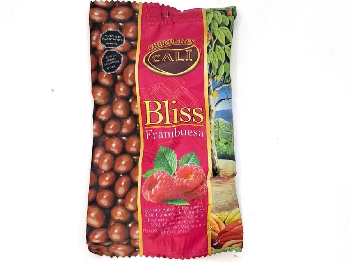 Bliss Frambuesa Chocolate Cali 40g