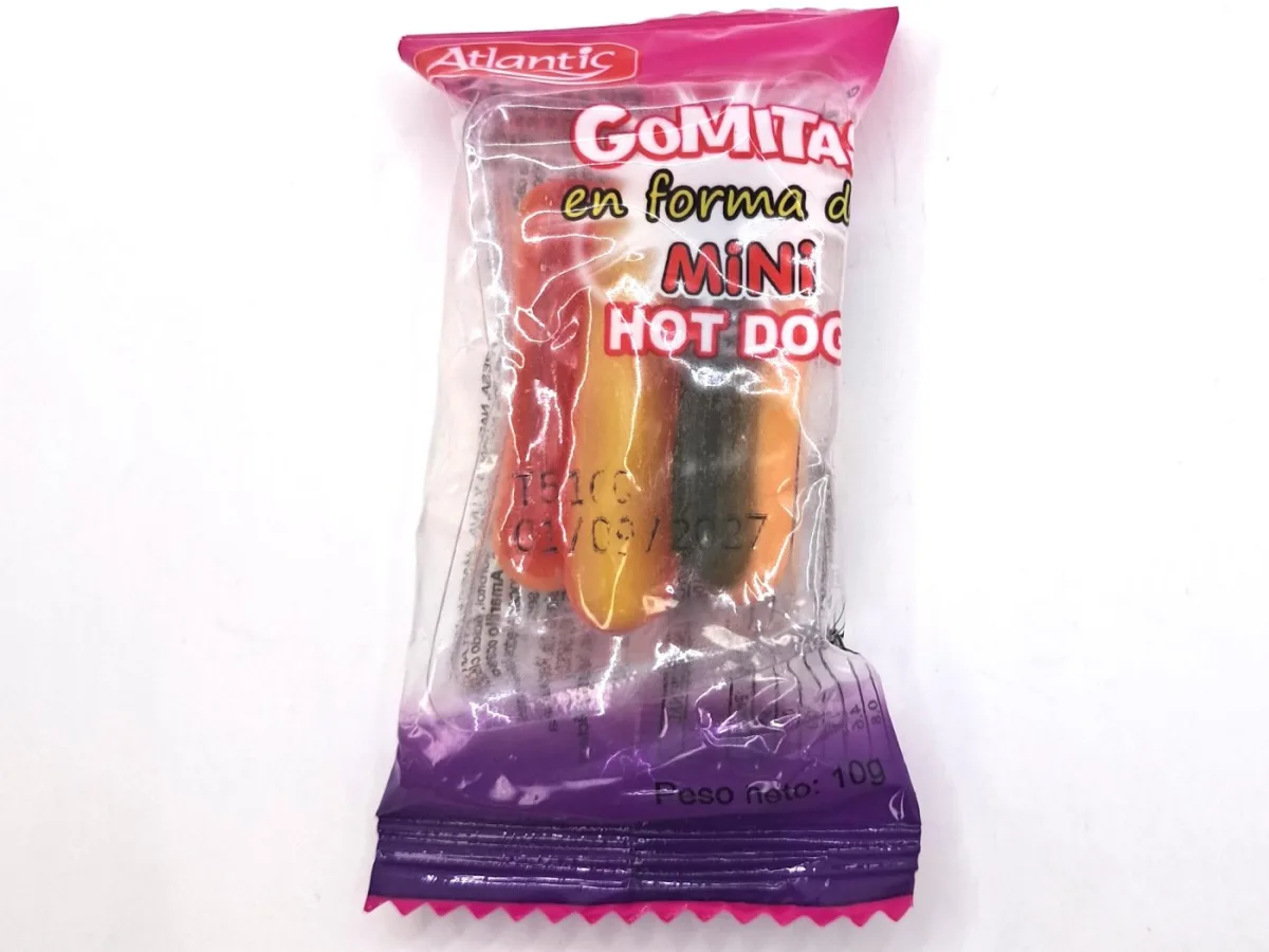 Gomitas Mini Hot Dog 360gr X Und