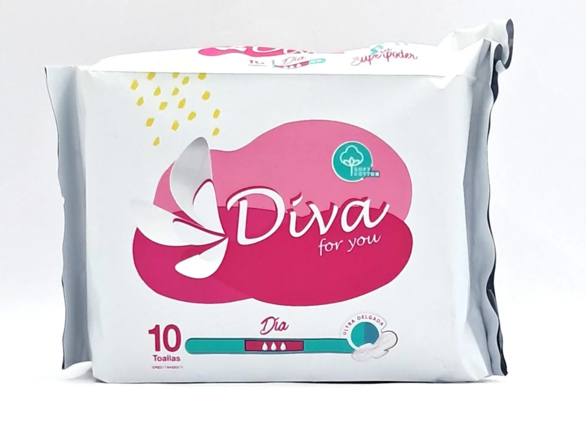 Toallas Ultradelgada Dia Diva 10 Und
