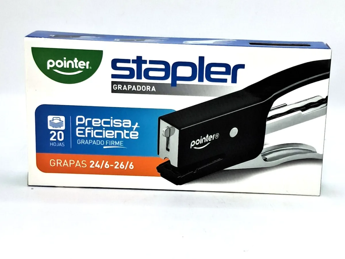 Engrapadora Metalica Tipo Pinza Pointer