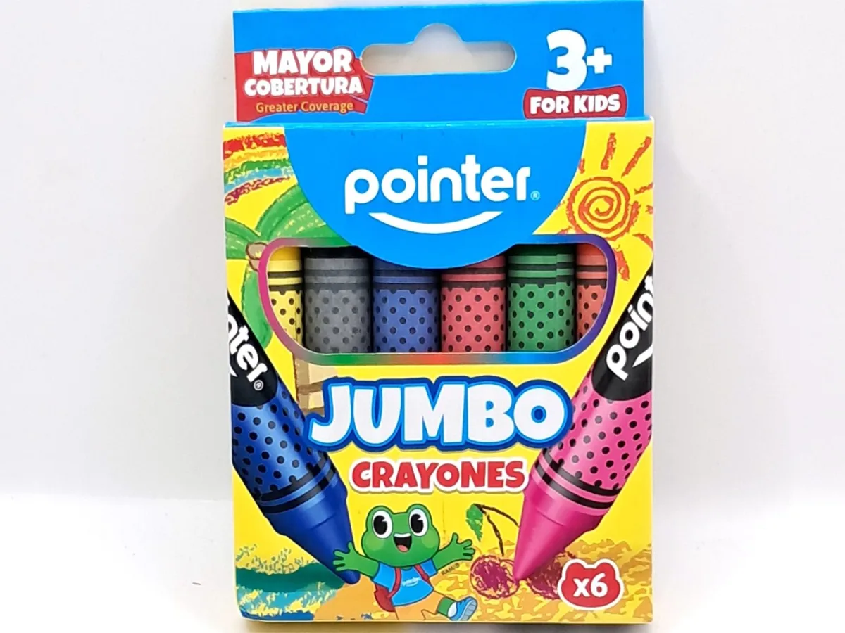 Crayones Jumbo X 6 Unds Pointer