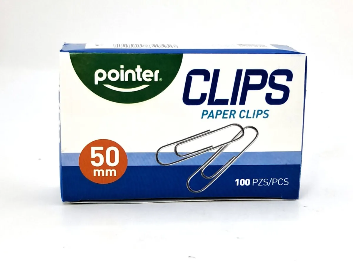 Clips Metalicos 50mm 100 Und Pointer