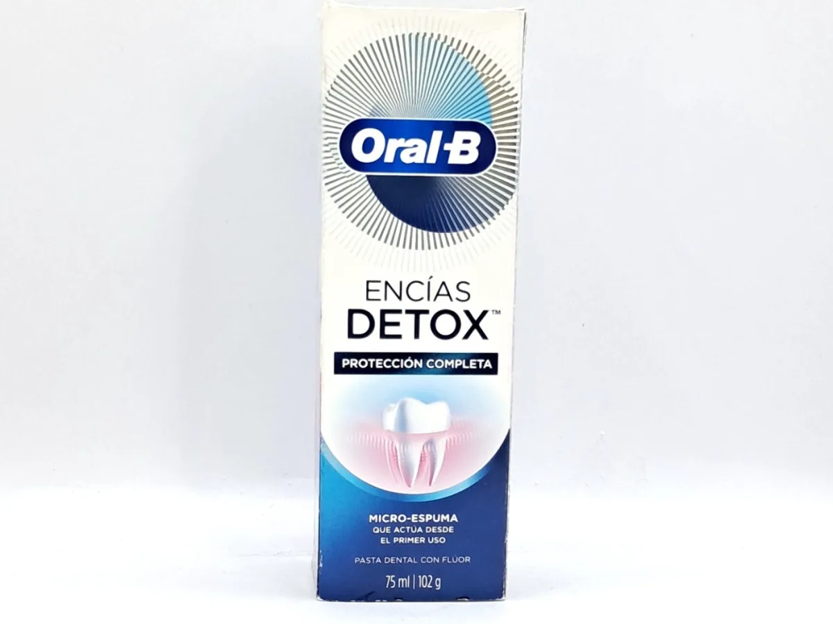 Crema Dental Oral-B Detox Proteccion Completa 102gr X Und