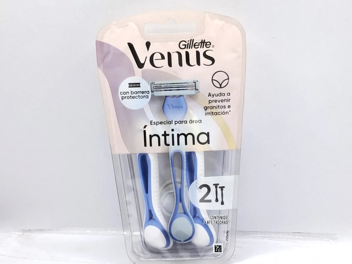 Afeitadora Gillete Venus Blister Intima X 2und 25gr