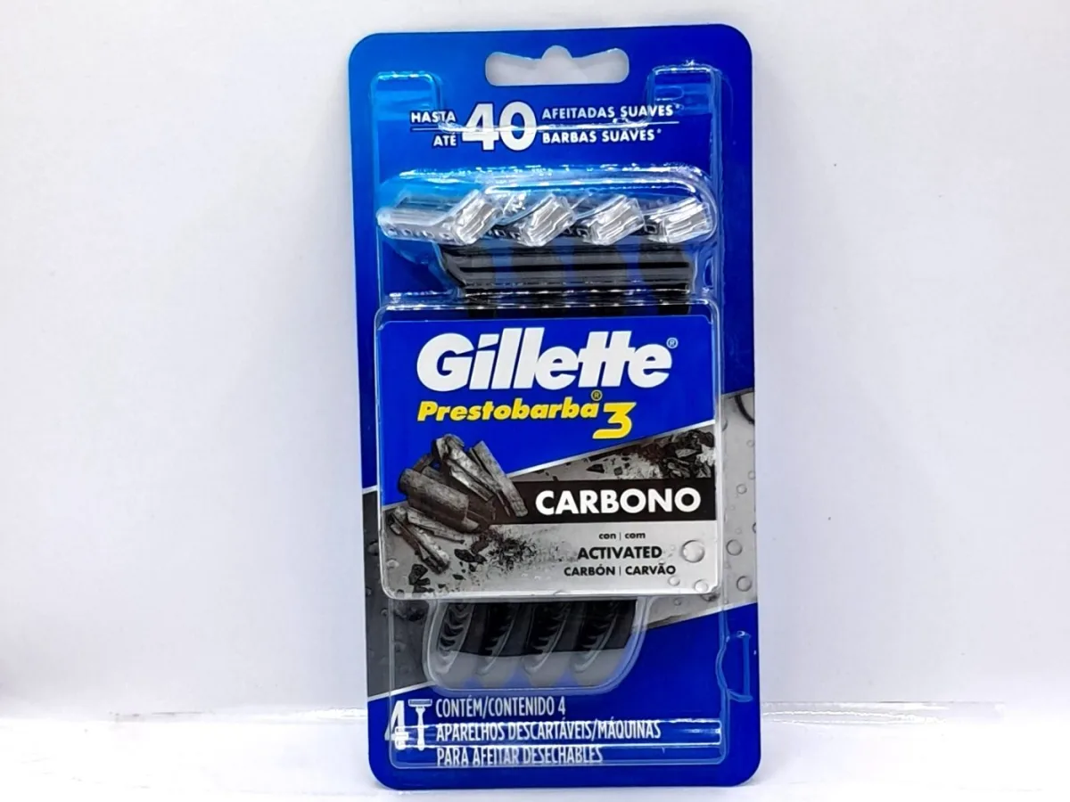 Gillette Carbono Blister X 4 48gr