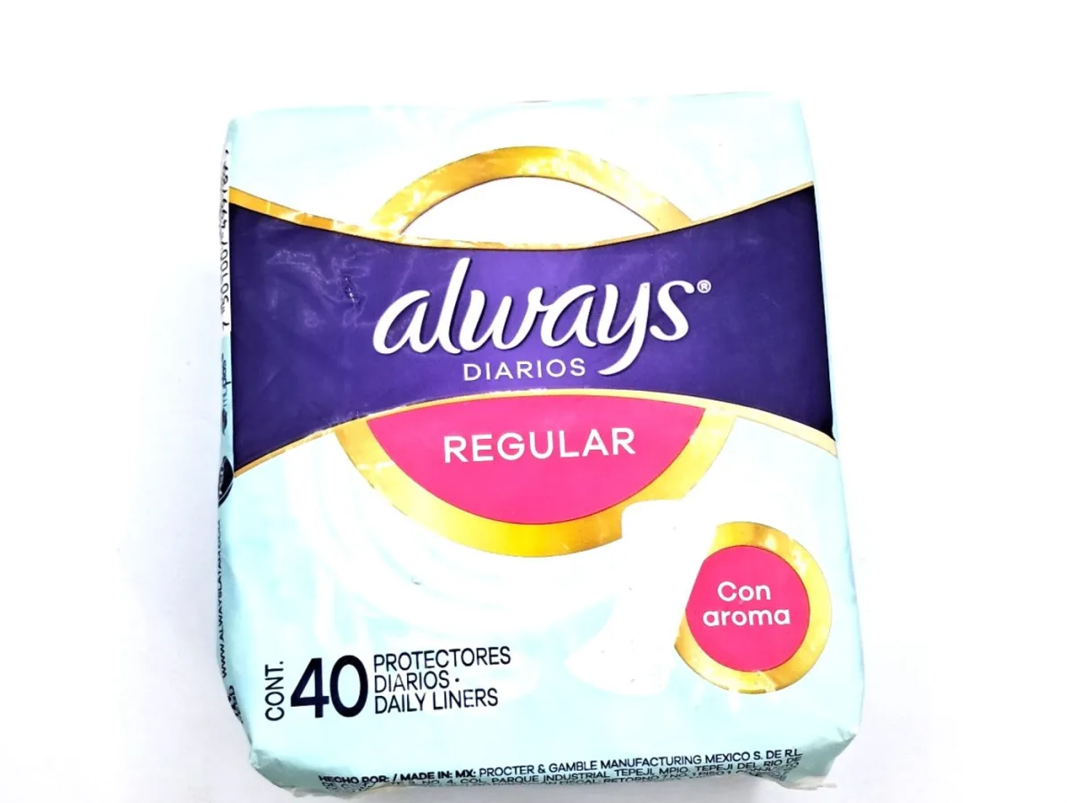 Protectores Diarios Always Regular con Aroma 40und X Und