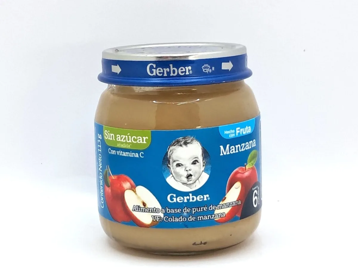 Compota de Manzana Gerber 113gr