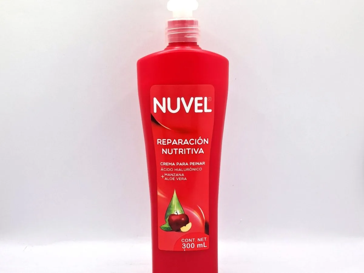 Crema para Peinar Nuvel Manzana y Aloe Vera 300ml