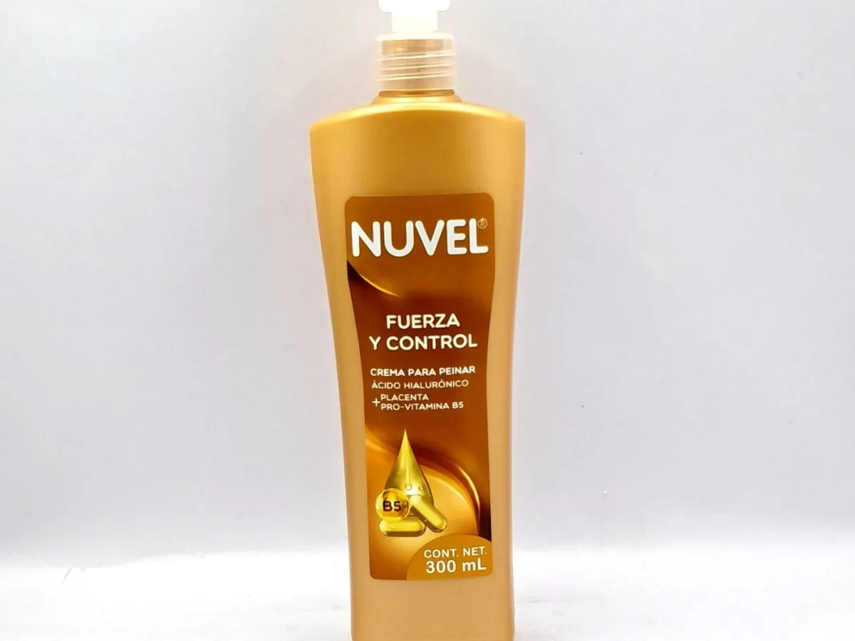 Crema para Peinar Nuvel Placenta y Vitamina B5 300ml