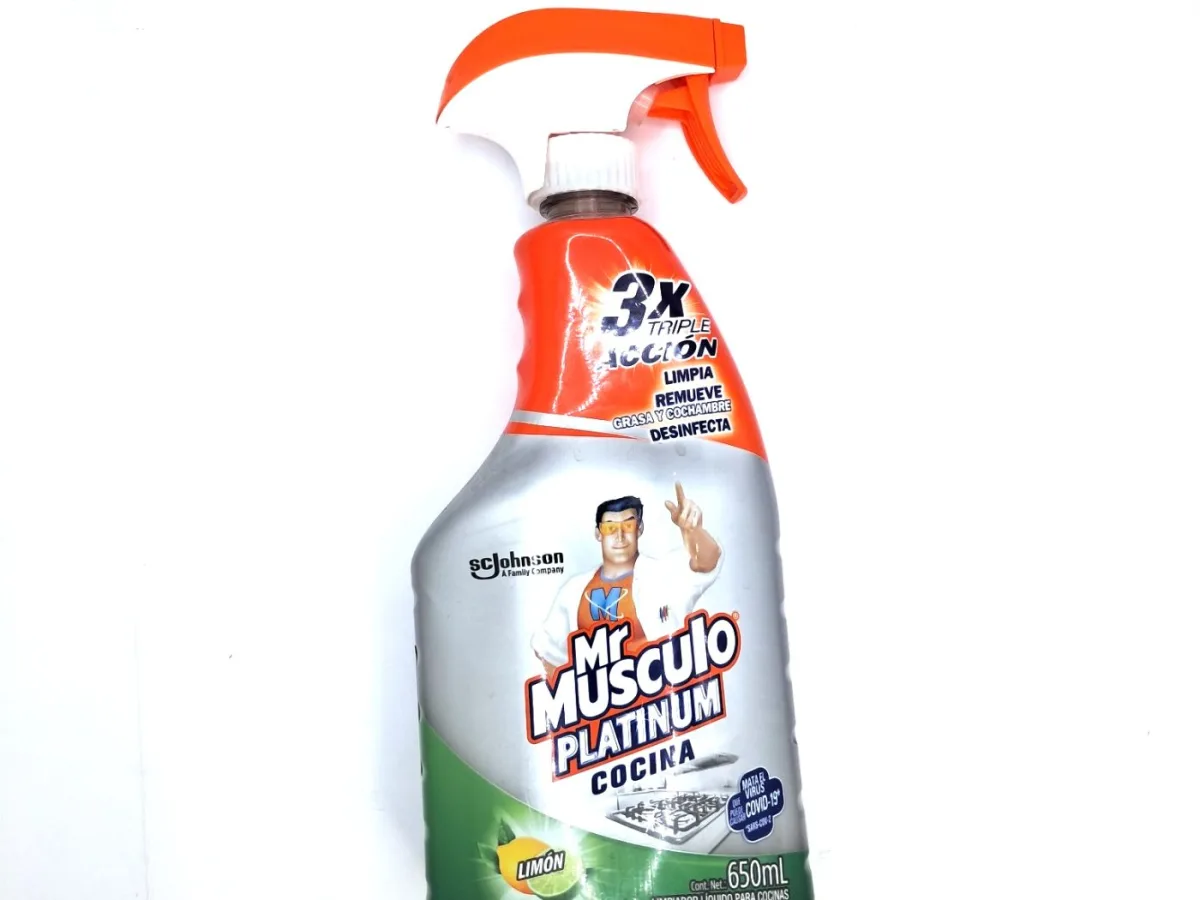 Desengrasante Mr Musculo Cocina Platinum Limon 650ml Atomizador