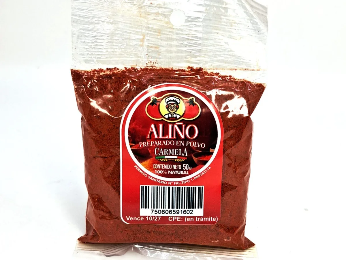 Aliño Preparado en Polvo Carmela 50gr