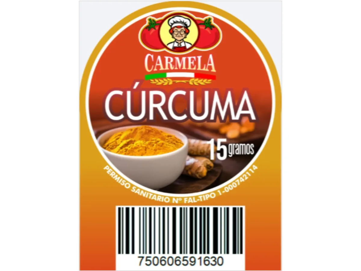 Curcuma en Polvo Carmela 15 Gr