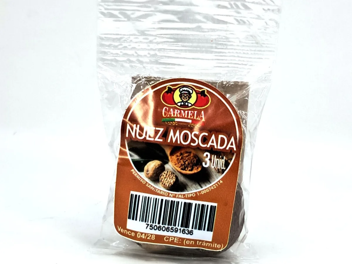 Nuez Moscada Carmela 3 Und