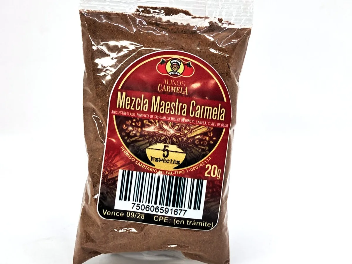 5 Especies 20g Carmela Mezcla Muestra Premium