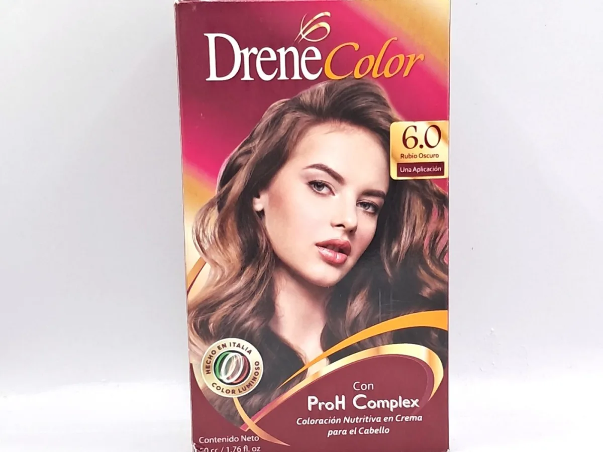 Kit Tinte Drene Rubio Oscuro 6.0 50cc