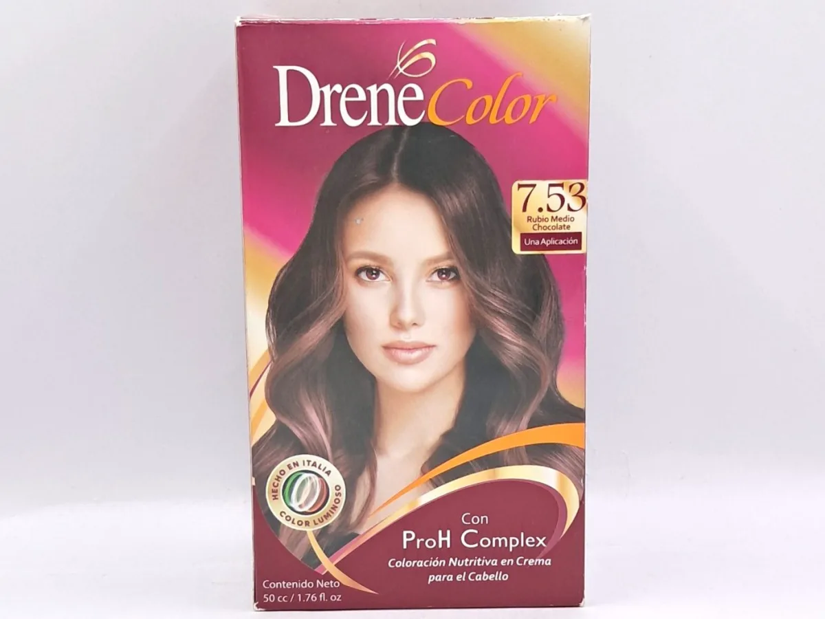 Kit Tinte Drene Rubio Medio Chocolate 7.53