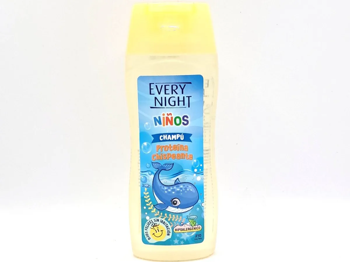 Champu Every Night Niños Proteina Chispeante 210ml