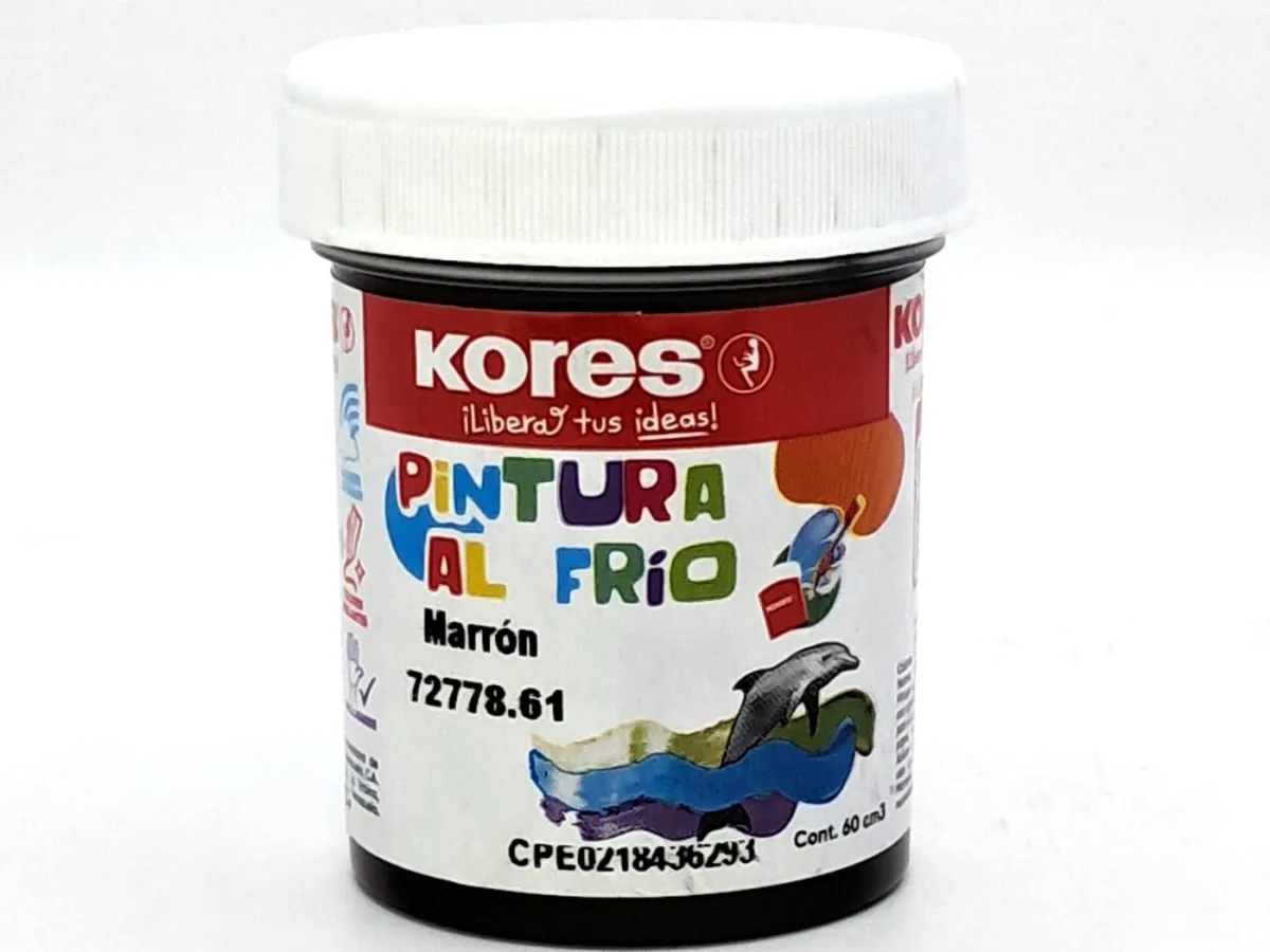 Pintura al Frio Color Marron 60 Ml Kores
