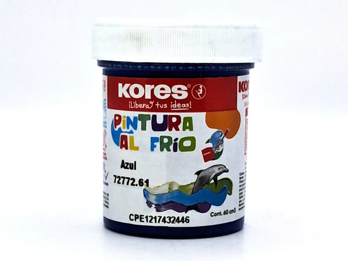 Pintura al Frio Color Azul 60 Ml Kores