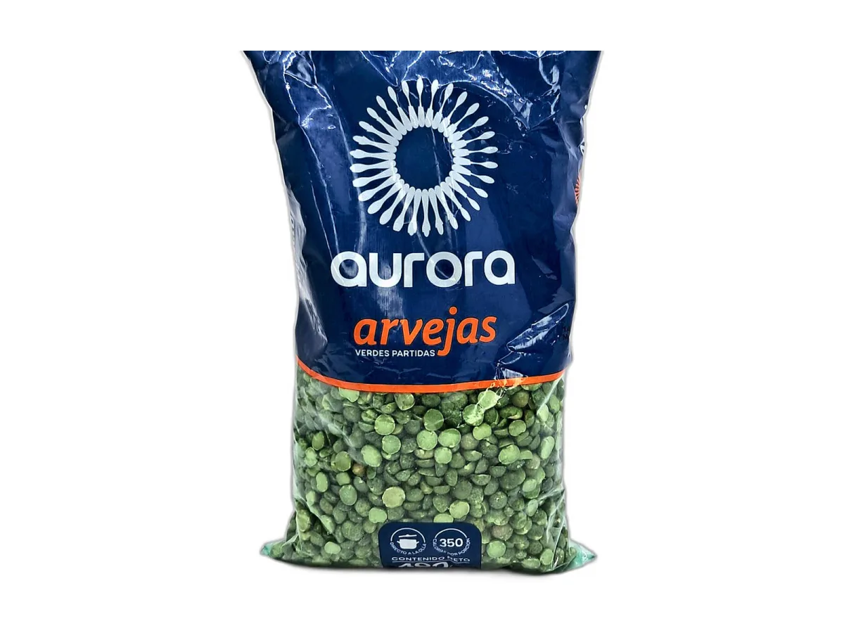 Arvejas Verdes Partidas Aurora 400gr