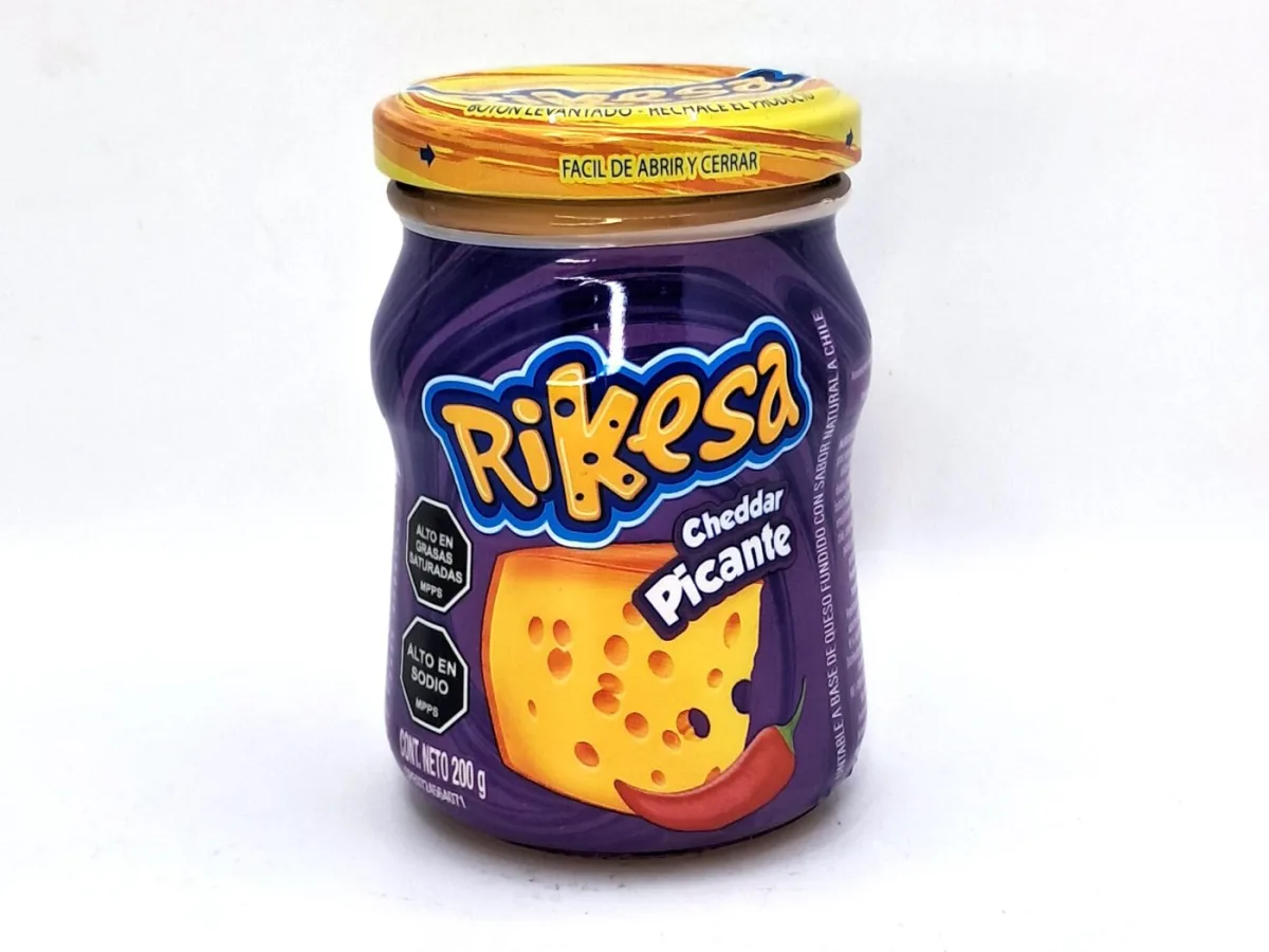 Rikesa Queso Cheddar Picante 200g