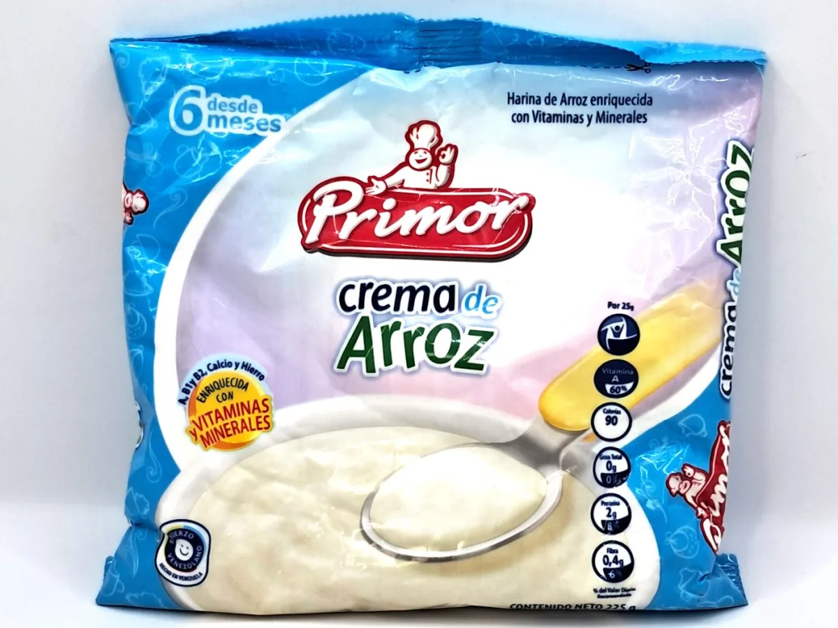 Crema de Arroz Primor Bolsa 225 Gr
