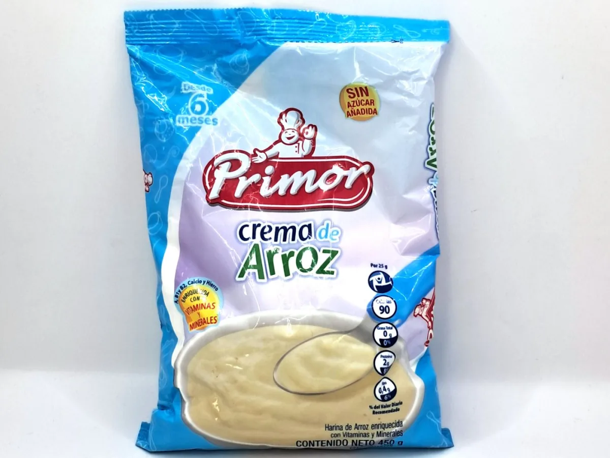 Crema de Arroz Primor Bolsa 450 Gr