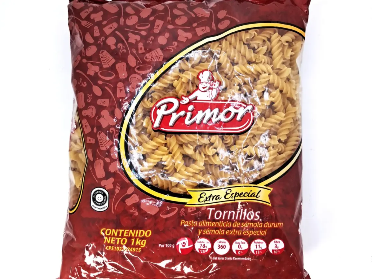 Pasta Extra Especial Tornillos Primor 1 Kg