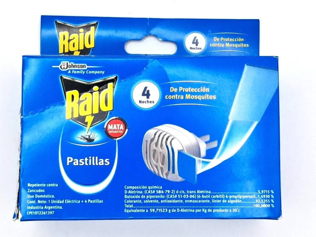 Raid Repelente Unidad Electrica