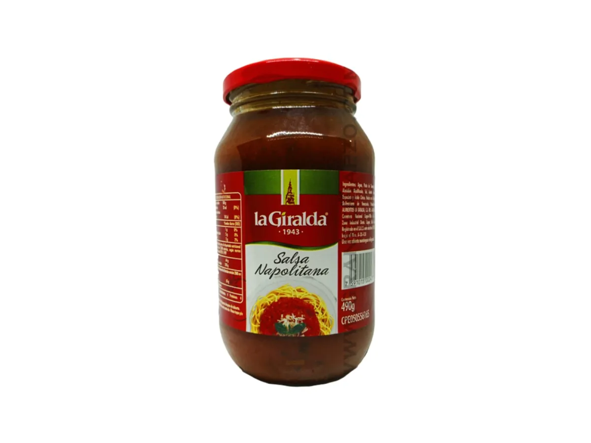 Salsa Napolitana Giralda 490 Gr X Und