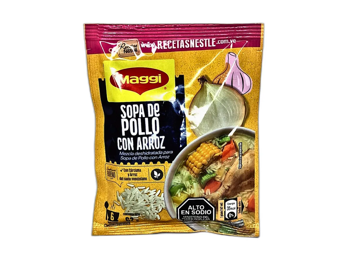 Maggi Sopa de Pollo con Arroz 62gr