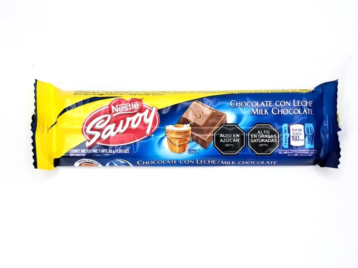Chocolate C/ Leche Savoy 30gr