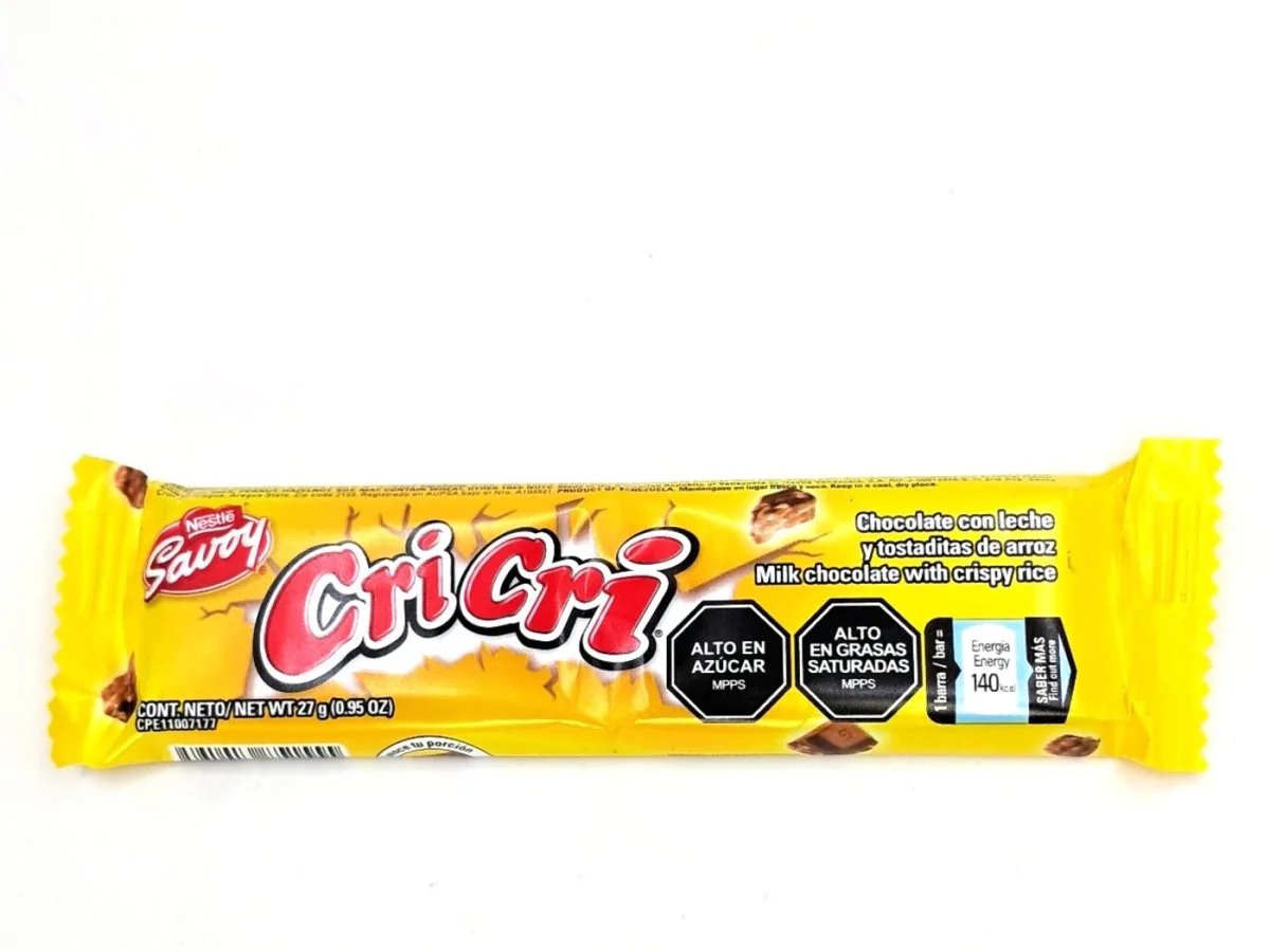 Cri Cri Cohocolate C/Leche 27gr