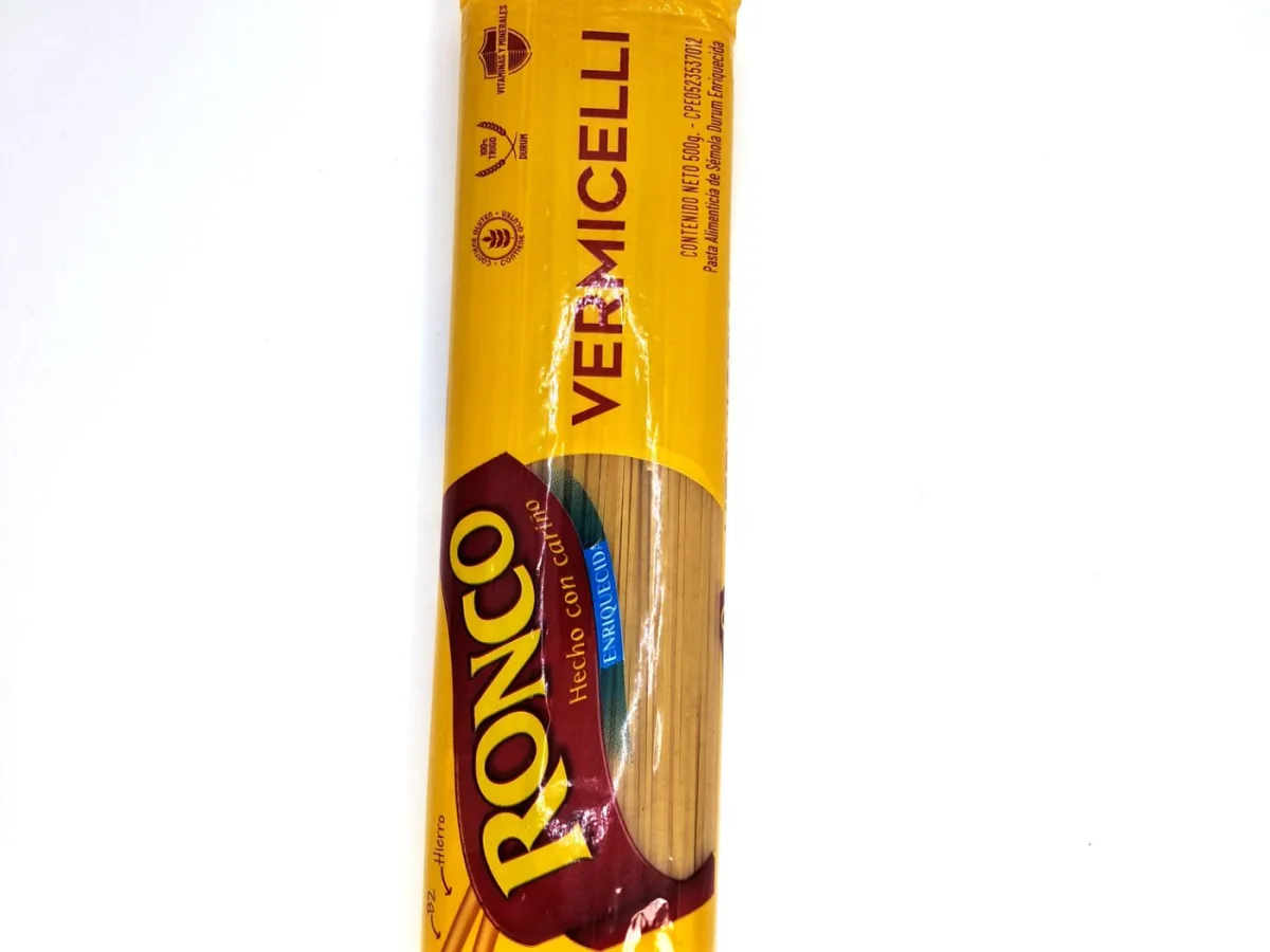 Pasta Vermicelli Ronco Enriquecida 500gr