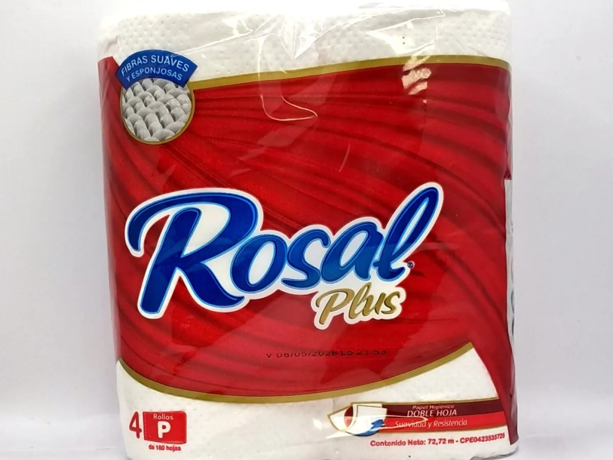 Papel Higienico Rosal Rojo 180h