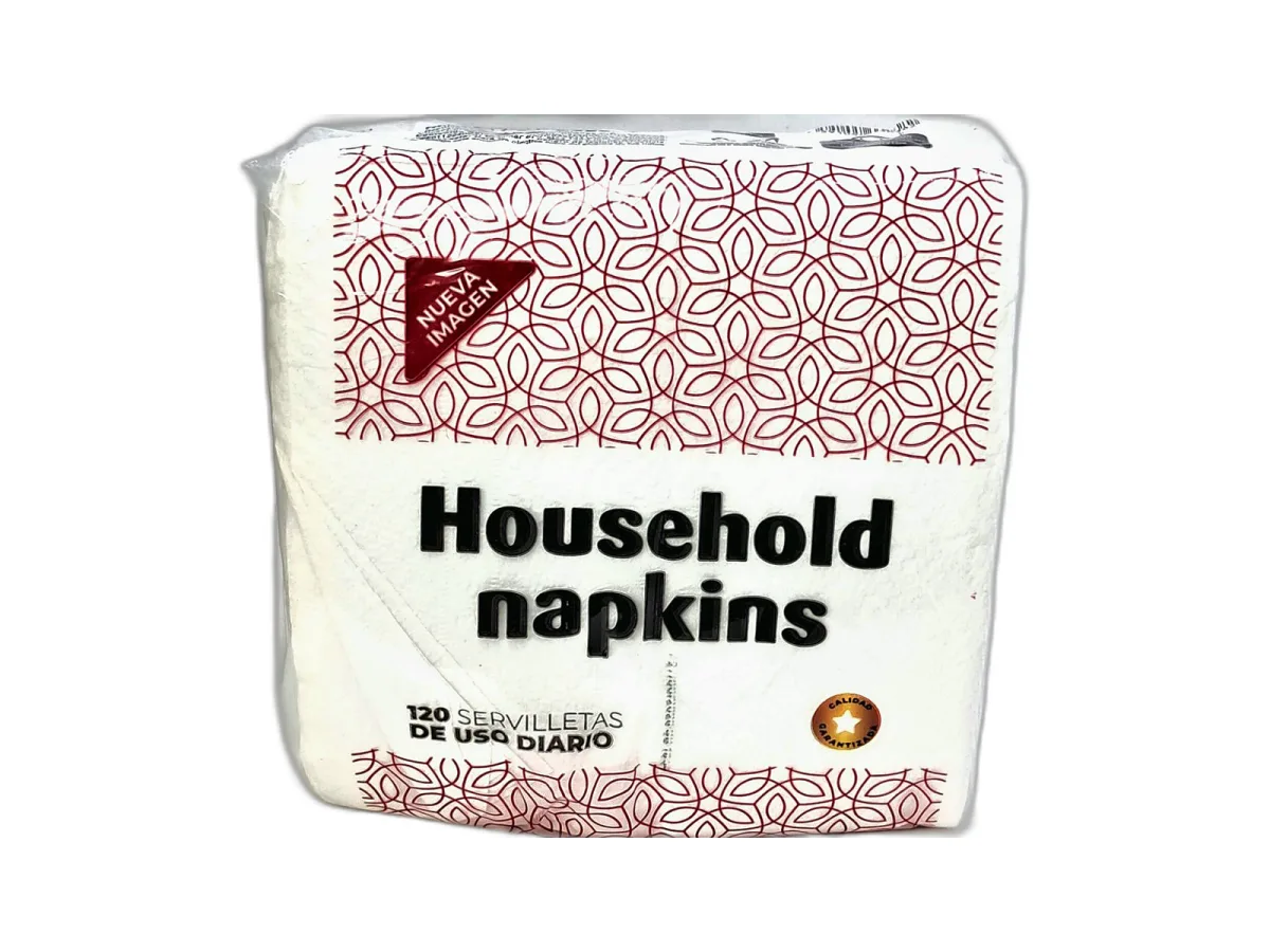 Servilletas Household Napkins 120 Serv.