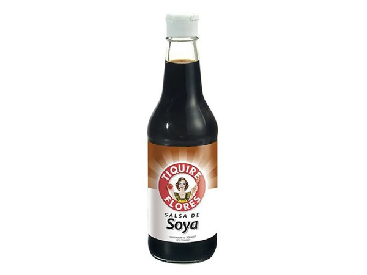 Salsa de Soya Tiquiri Flores 300cc X Und