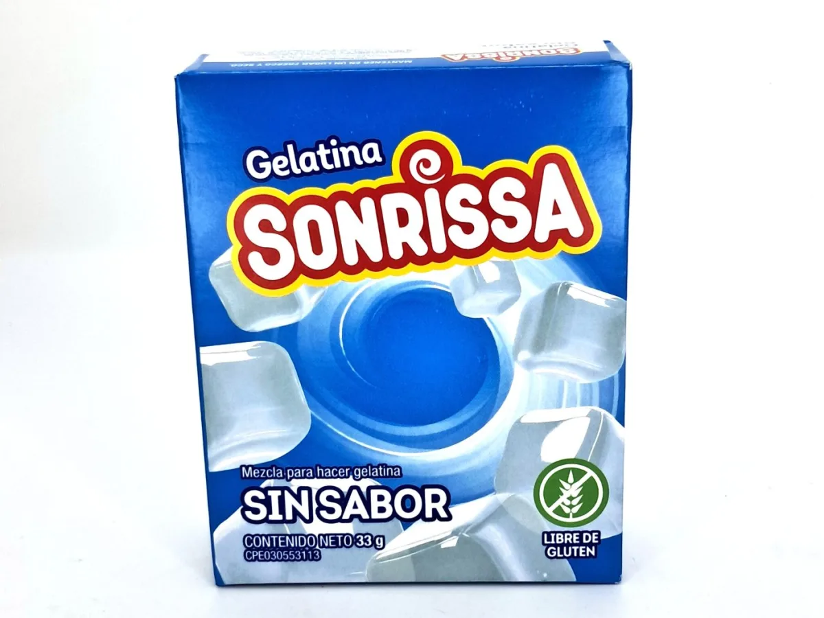 Gelatina sin Sabor Sonrisa 33gr