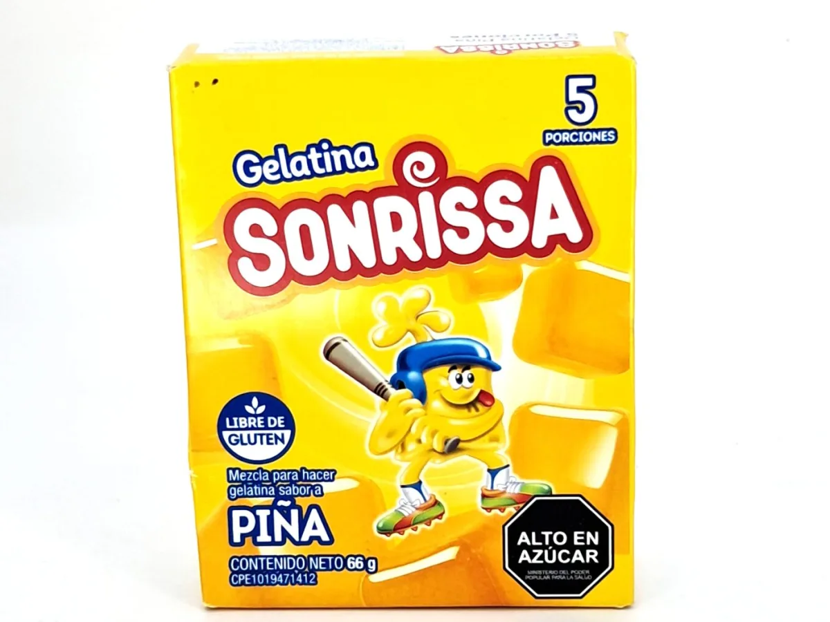 Gelatina Sonrissa Piña 66grs