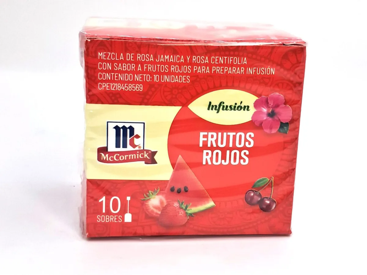 Infusion Frutos Rojos Mc 10 sobre
