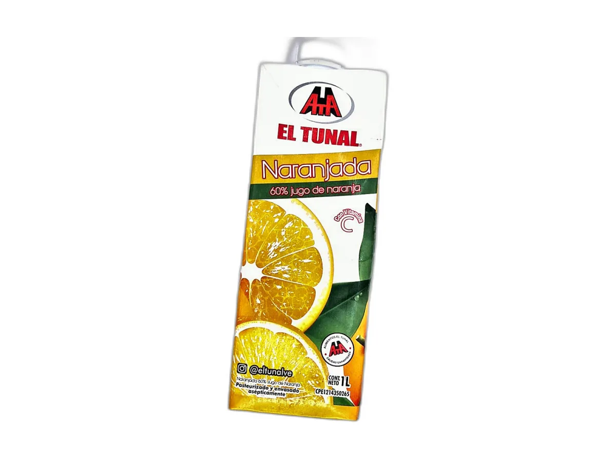 Jugo de Naranja el Tunal 60 % 1 Lt