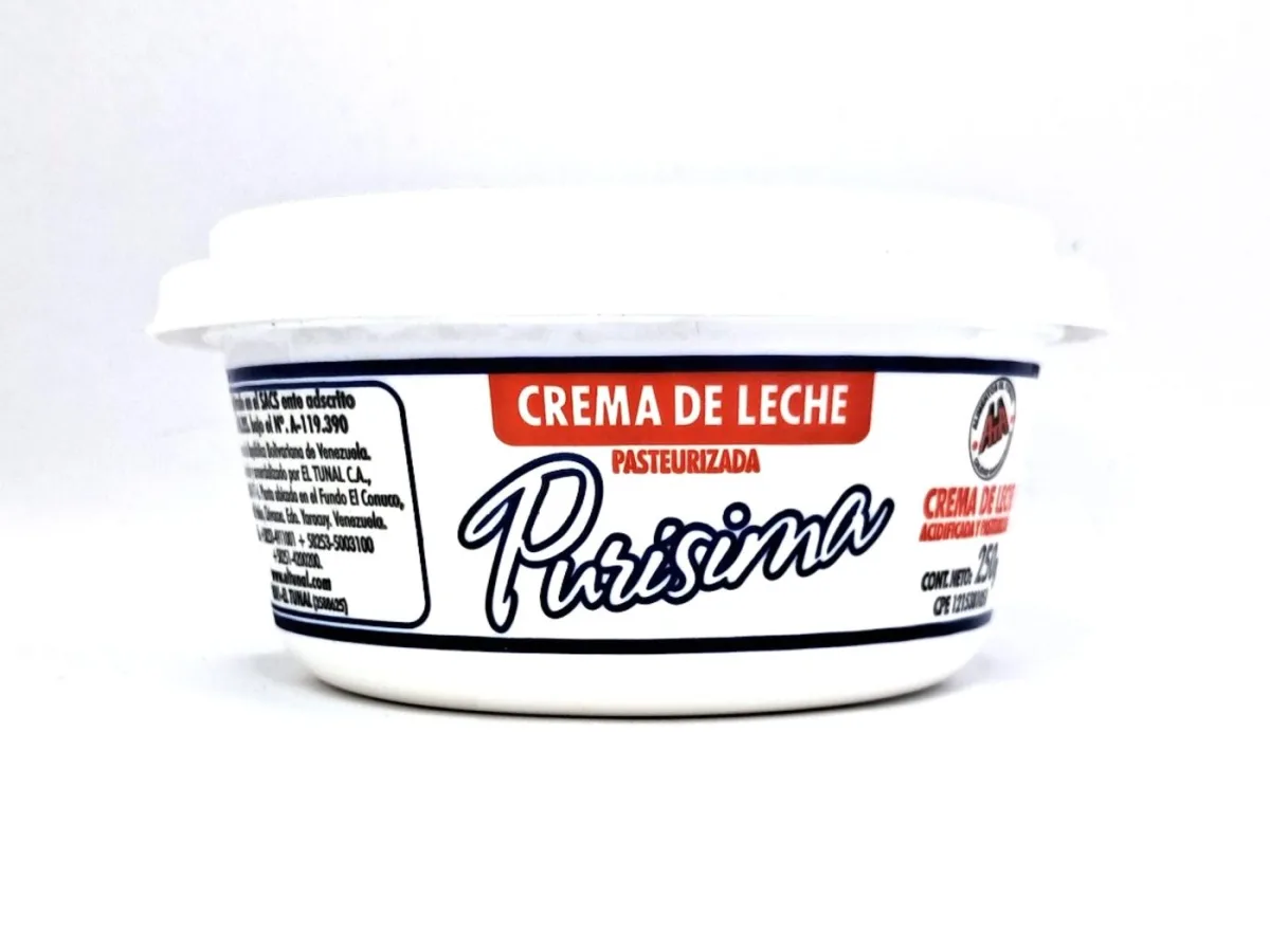Purisima Crema de Leche 250 Gr