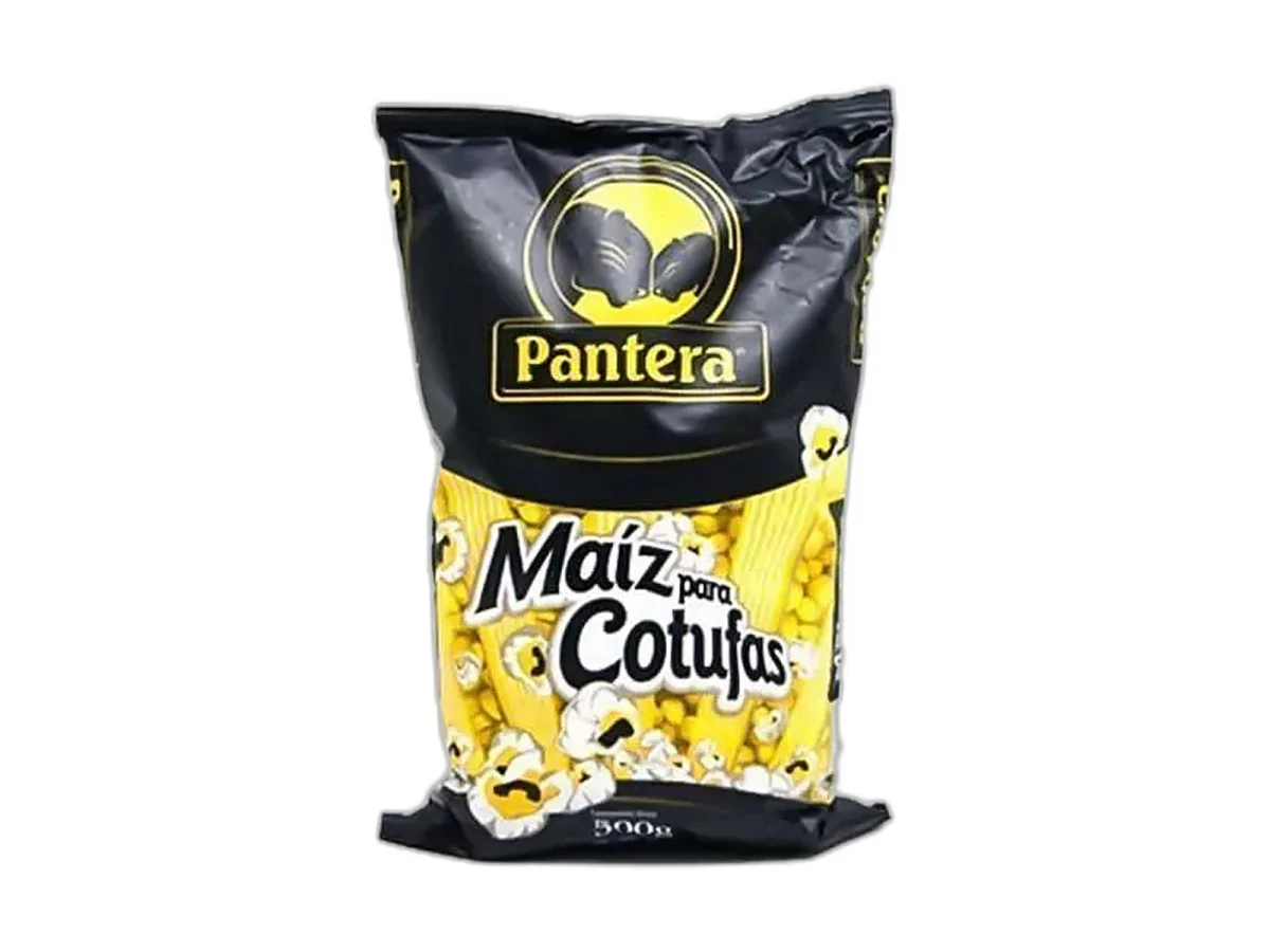 Maiz P/Cotufas Pantera 500gr X Und