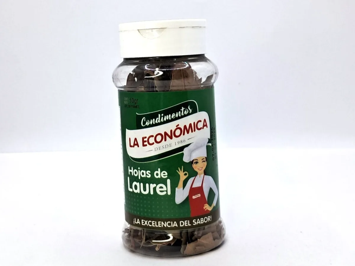 Hojas de Laurel 10g la Economica Frasco Pet