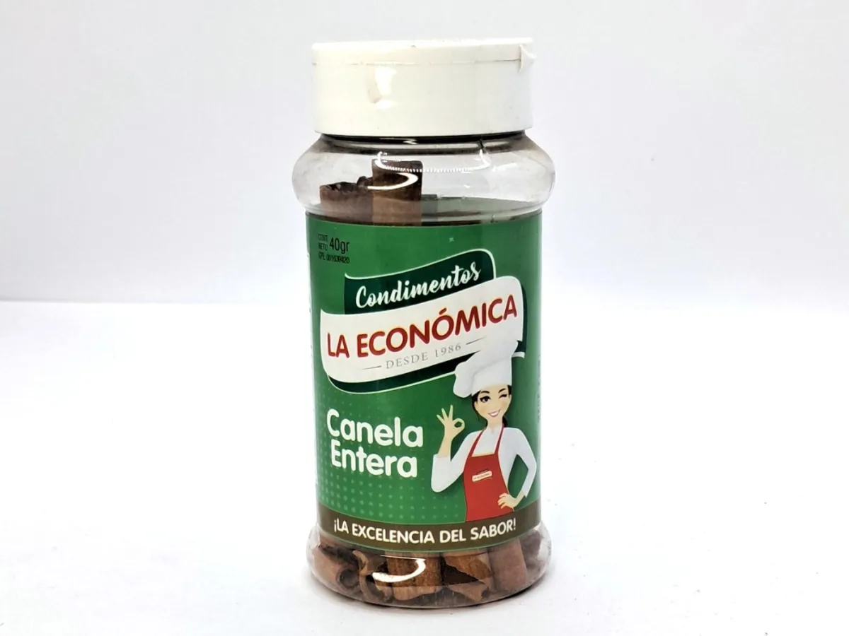 Canela Entera 40g la Economica Frasco Pet