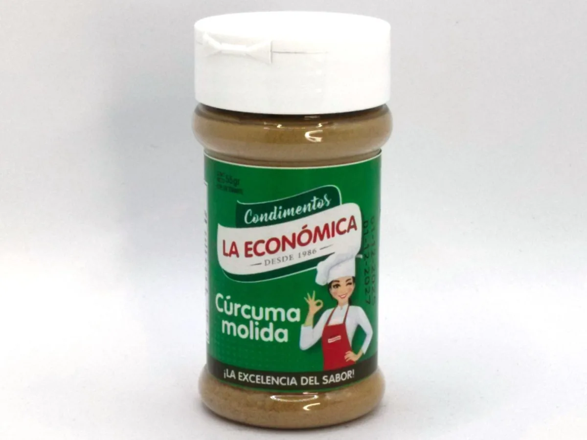 Curcuma Molida en Frasco 55gr la Economica