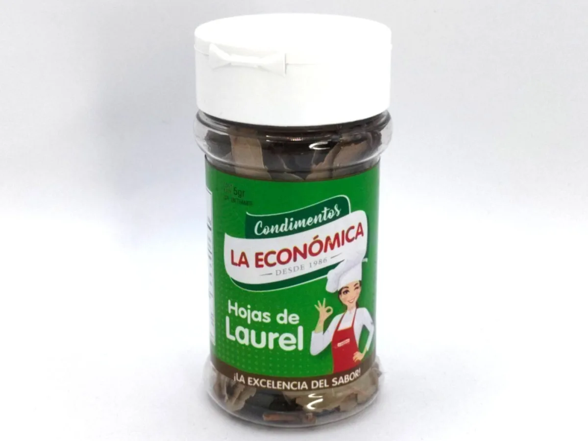 Hojas de Laurel 5g la Economica Frasco Pet
